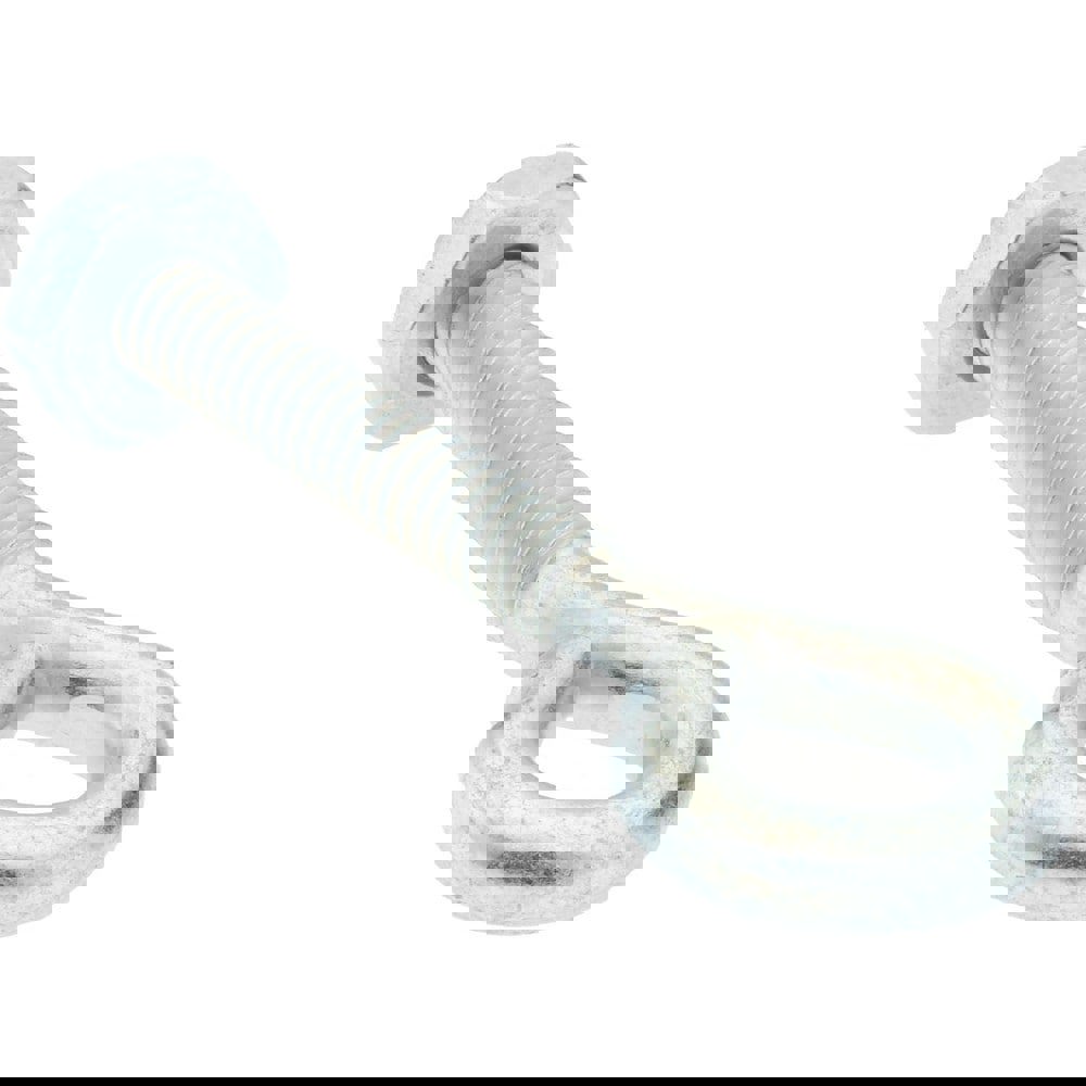 #8-32, Zinc-Plated Finish, Steel Wire Turned Open Eye Bolt